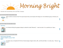 Tablet Screenshot of morningbrightyarn.com